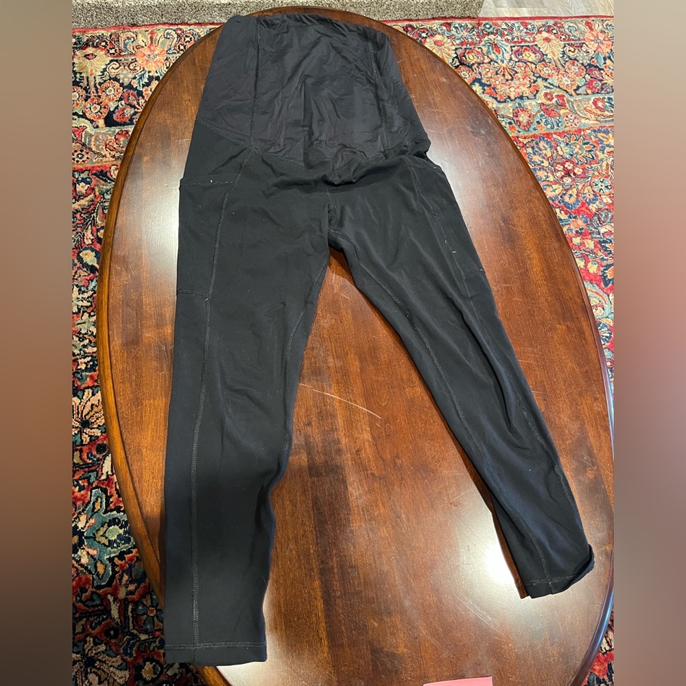 Isabel Maternity Leggings with side pockets